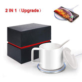 AriTan 2 in 1 Wireless Heating Mug & Wireless Charger
